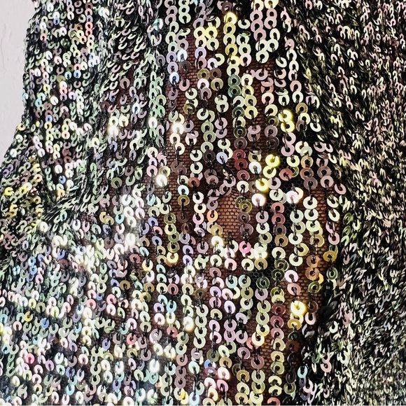 Ramy Brook New York Ombré Grey Green Sequin Tank 8 - Picture 13 of 13